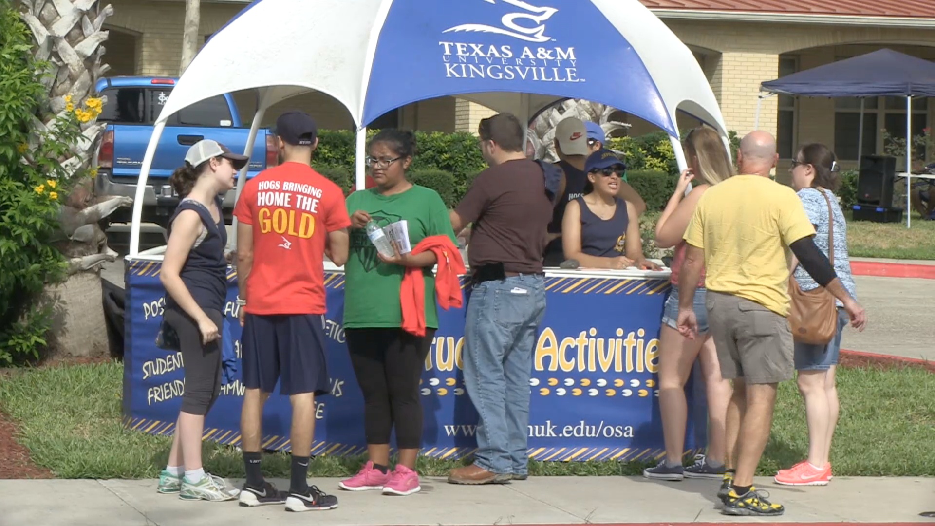 "Movein Day" for students at Texas A & M University Kingsville
